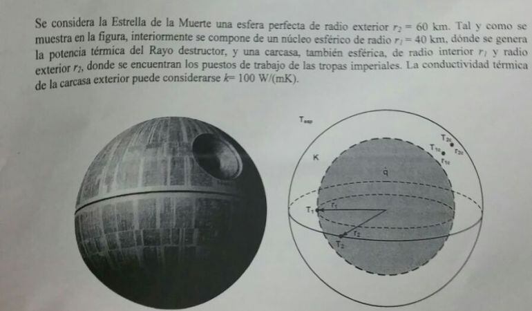 La pregunta versaba sobre la disipación de calor por la radiación