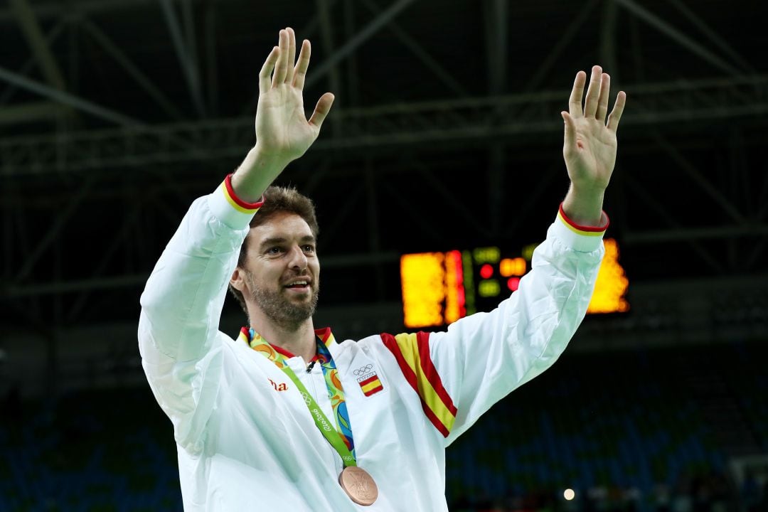 Pau Gasol, con su último bronce olímpico al cuello