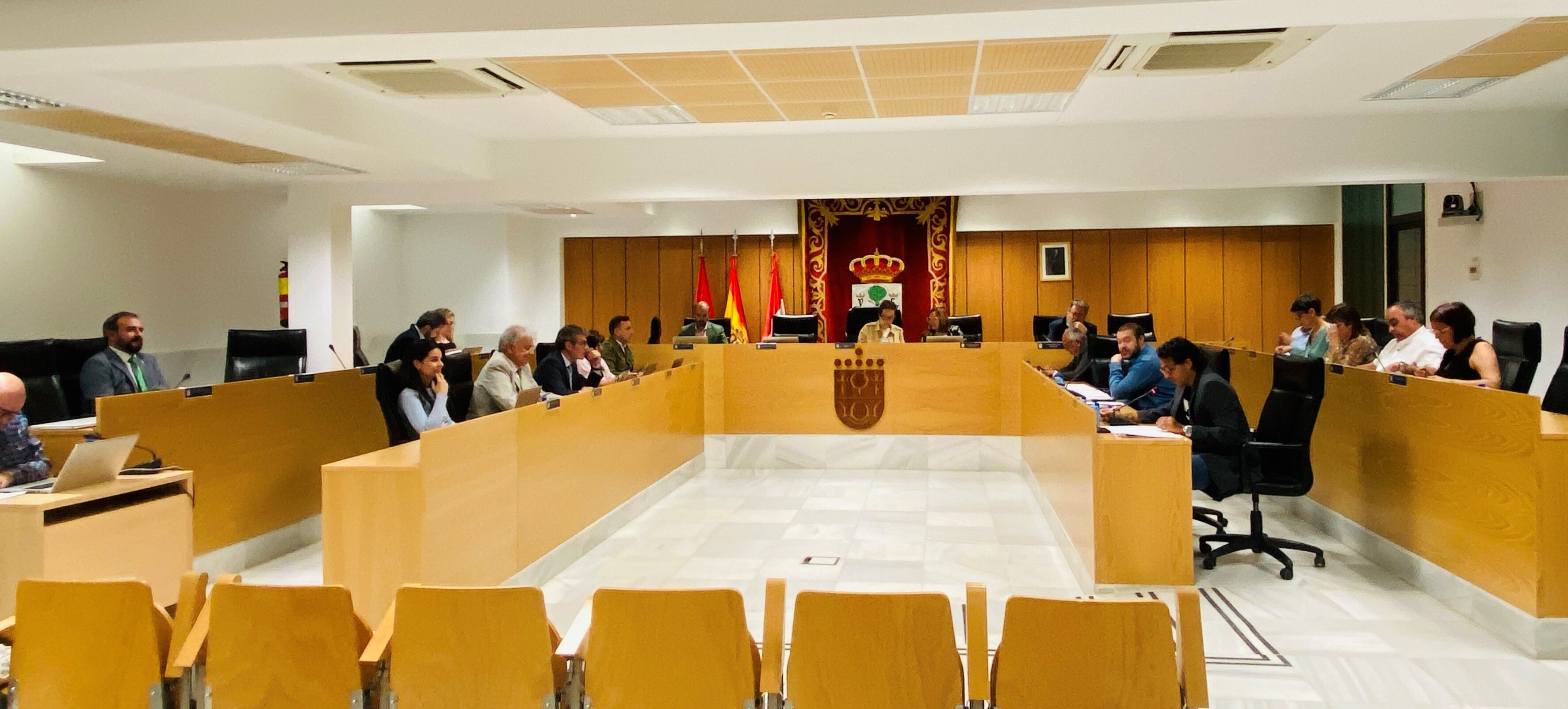 Sesión del Pleno Municipal del mes de mayo en el Ayuntamiento de San Sebastián de los Reyes