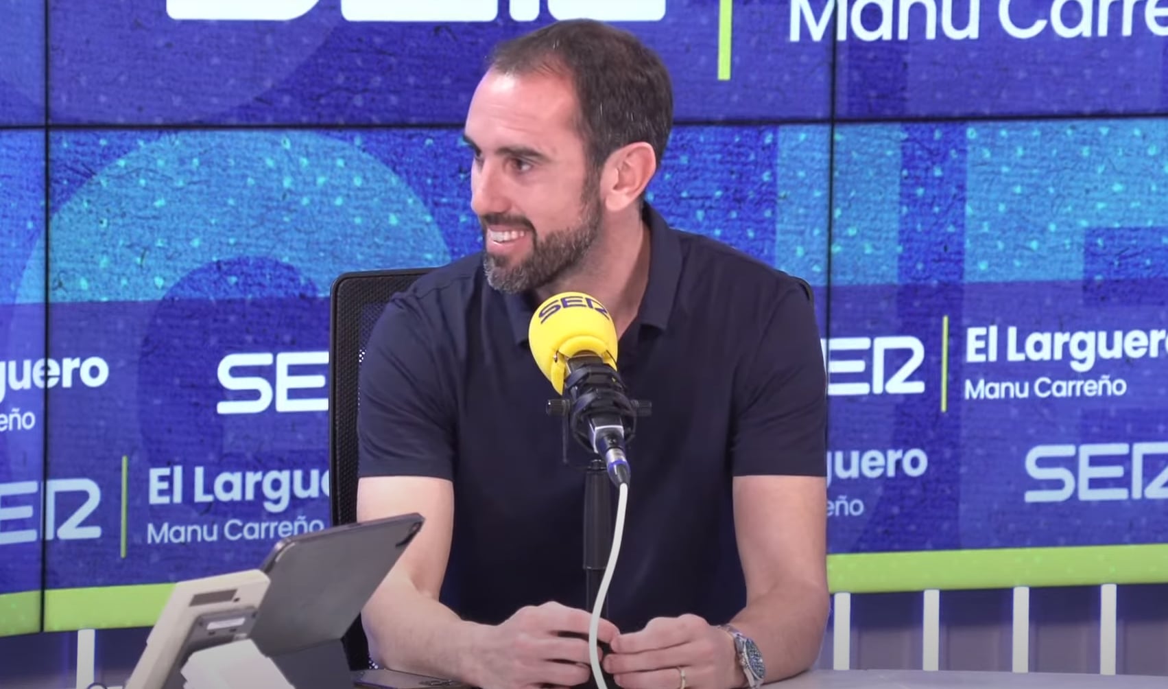 Diego Godín en El Larguero.