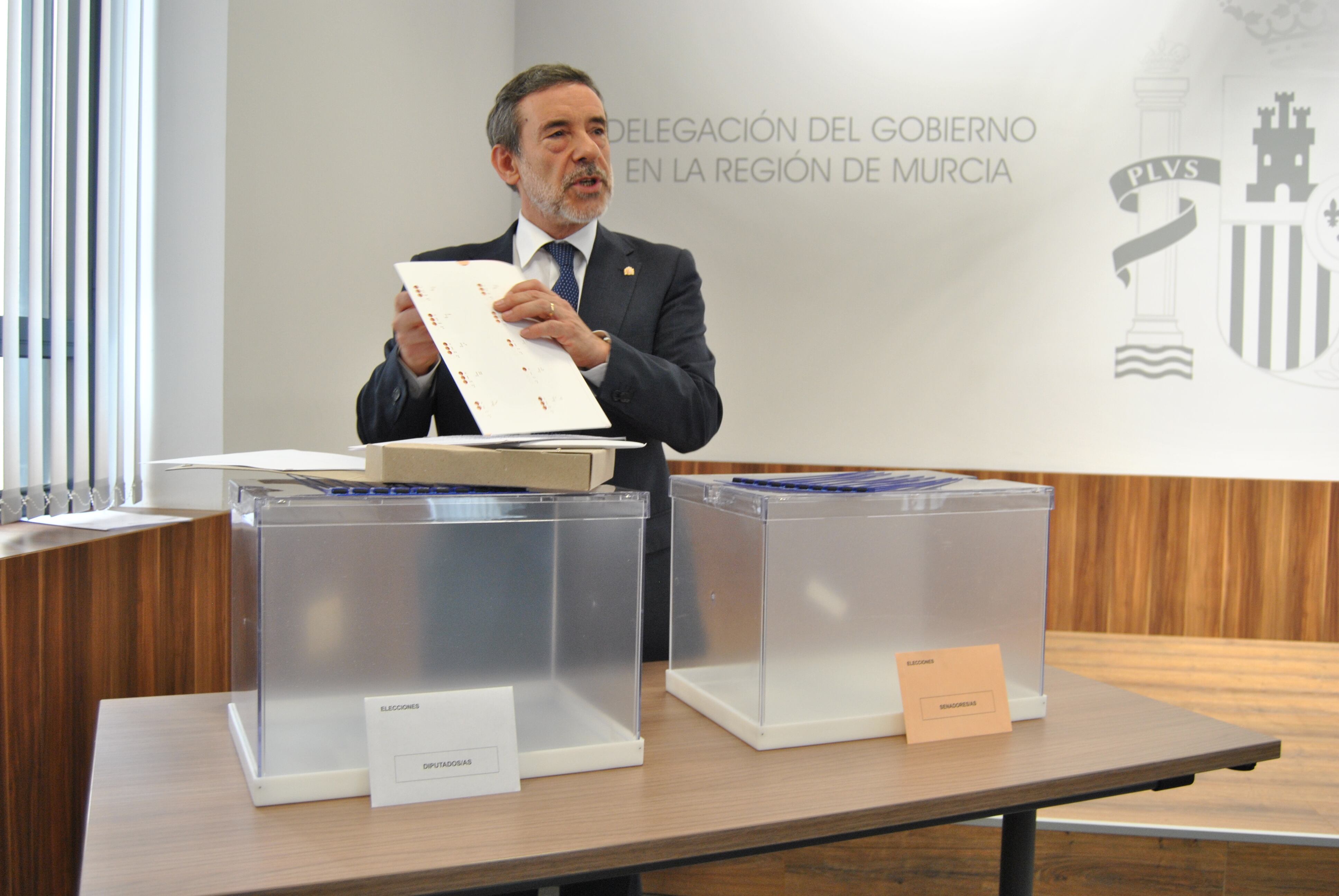 Francisco Jiménez informa del dispositivo electoral para el 23J en la Región de Murcia