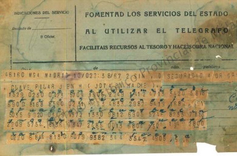 Telegramas encriptados