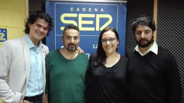 Jorge de la Rosa, José Concepció, Pilar Gil y Rafael Álvarez pasaron por Radio Algeciras para habla de La Bohème