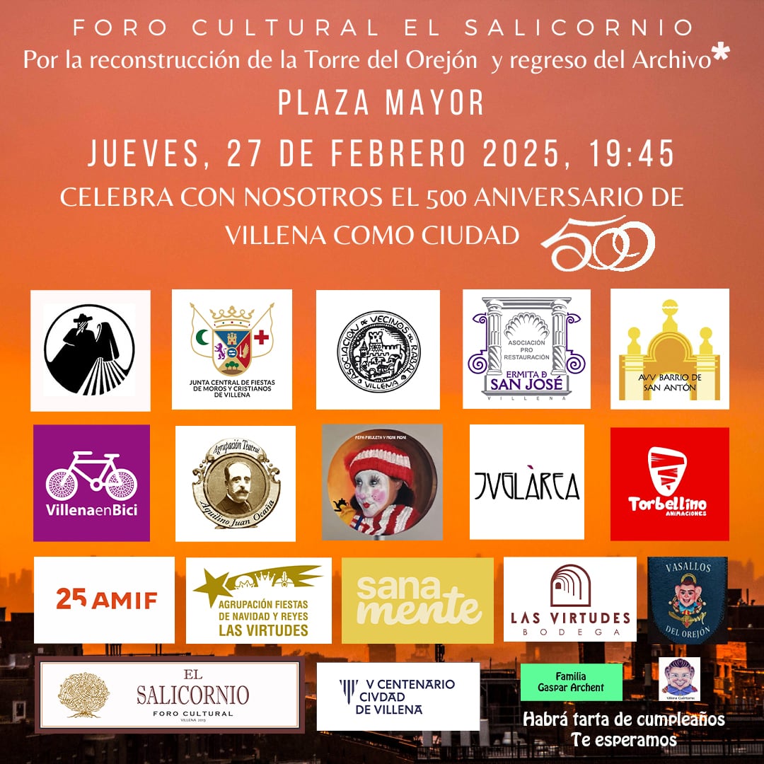 Cartel de la convocatoria