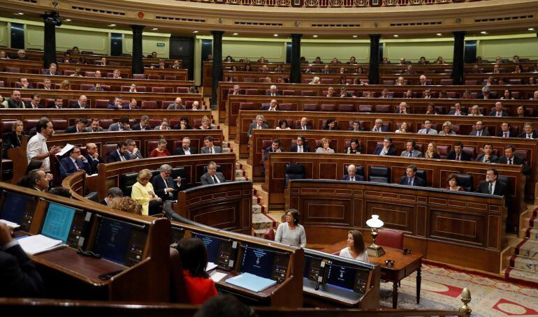 Sesión de control al Gobierno este miércoles en el Congreso de los Diputados.