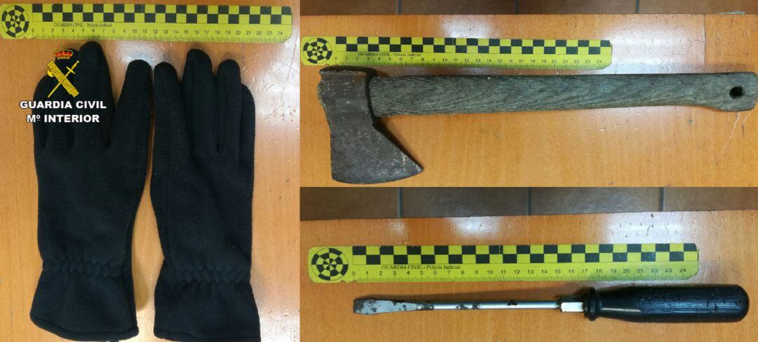 Imagen del material incautado