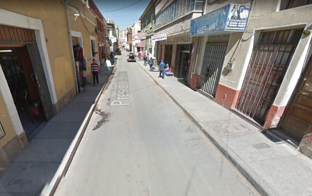 Una de las calles de la localidad de Oruro, en Bolivia