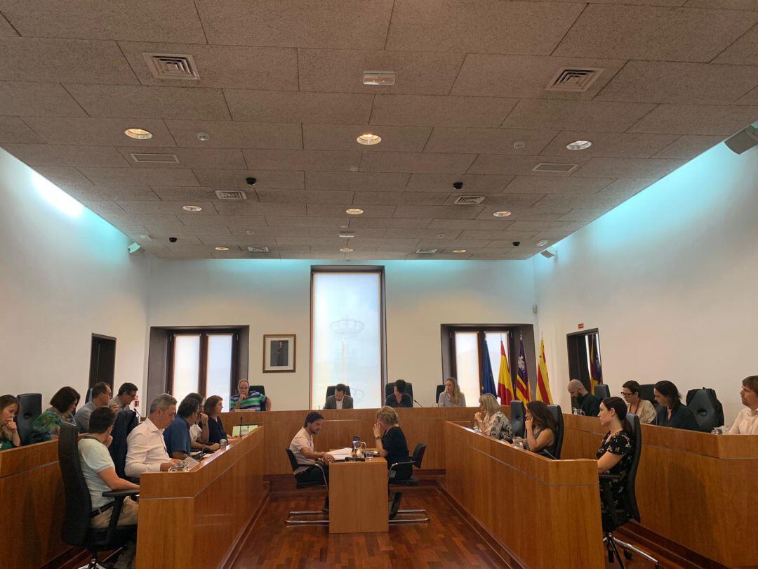 Imagen del pleno del Ayuntamiento de Ibiza