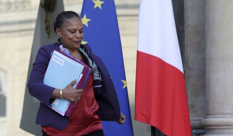 La exministra francesa de Justicia, Christiane Taubira, en una foto de archivo.