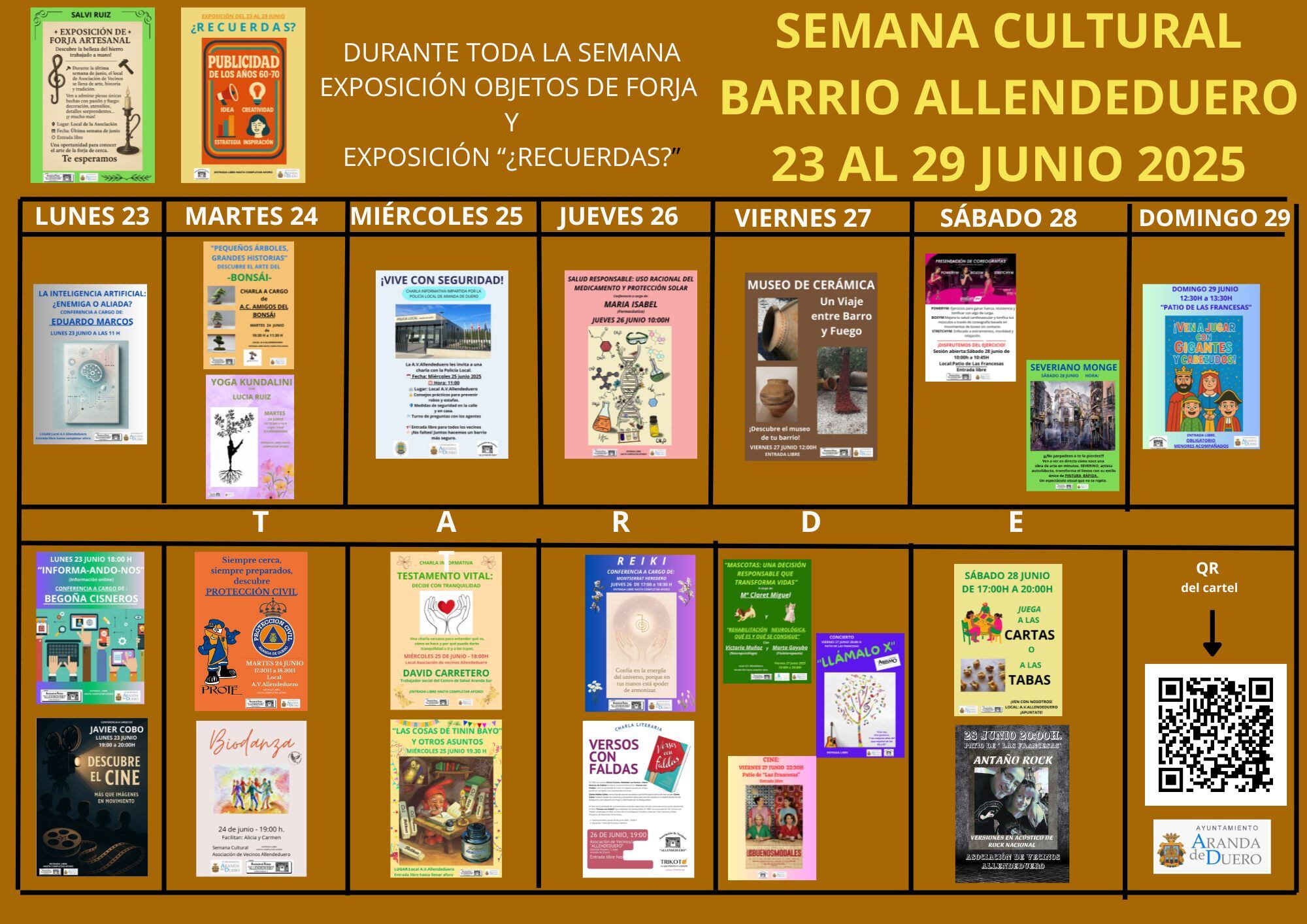 Cartel de la Semana Cultural Allendeduero