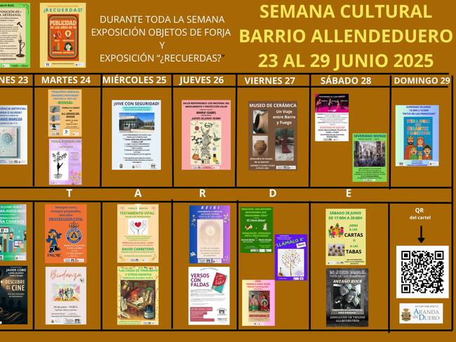 Cartel de la Semana Cultural Allendeduero