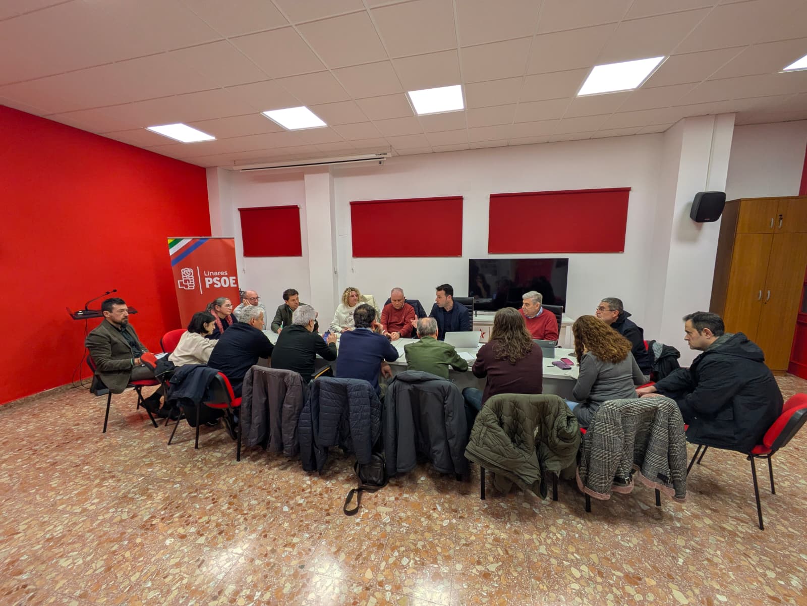 Reunión de trabajo del PSOE de Linares