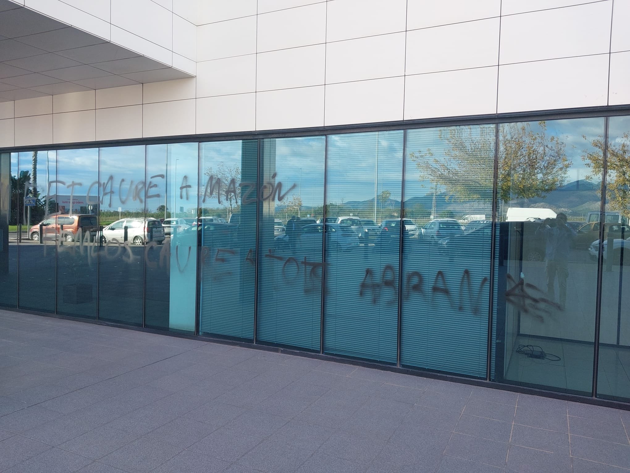 Pintada en la sede del PP de Castellón