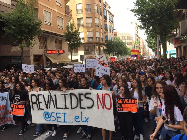 Manifestación de esta mañana