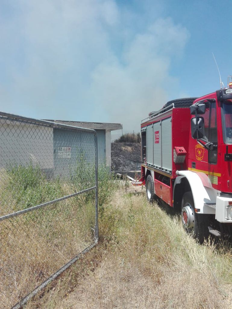 Incendio en Purullena