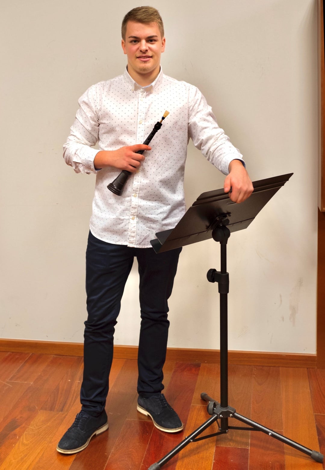 David Valera, dolçainero de Petrer, autor de la canción “75 Anys dels Llauradors”