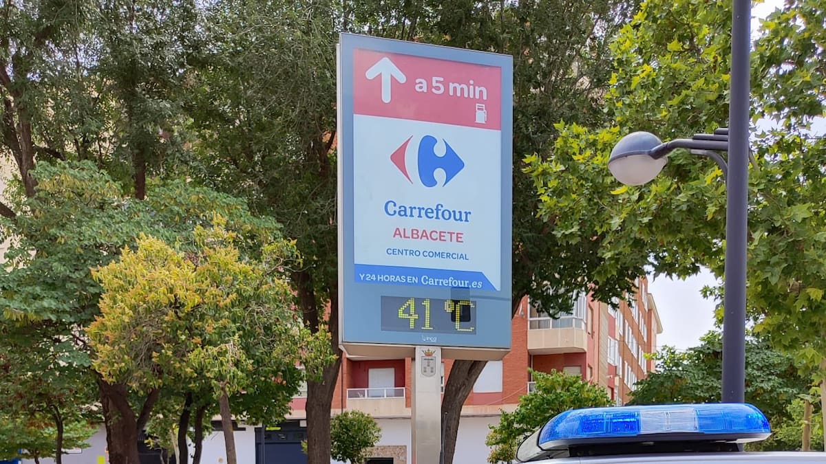 Albacete registra la segunda temperatura más alta del país con 43º