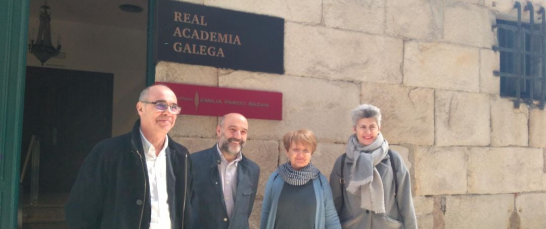 Miembros de la candidatura del BNG en la Real Academia Galega