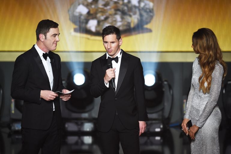 Messi, en la gala del Balón de Oro