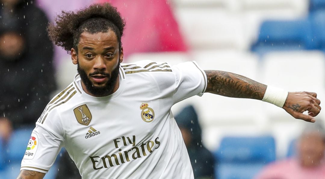 Marcelo, con el Real Madrid