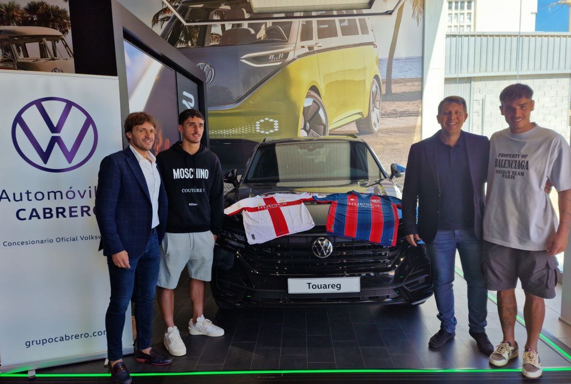 Josete Ortas, Vilarrasa, Daniel Cabrero y Hugo Vallejo durante el acto