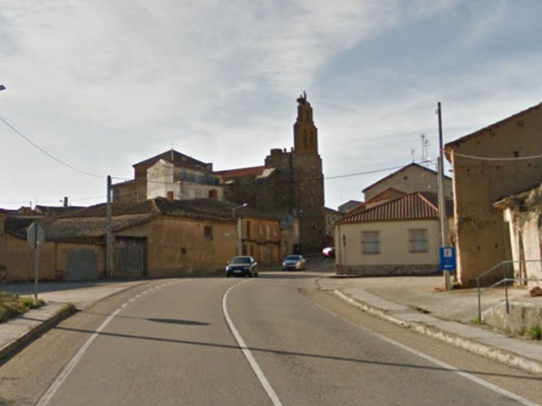  Vista de la localidad de Santovenia del Esla