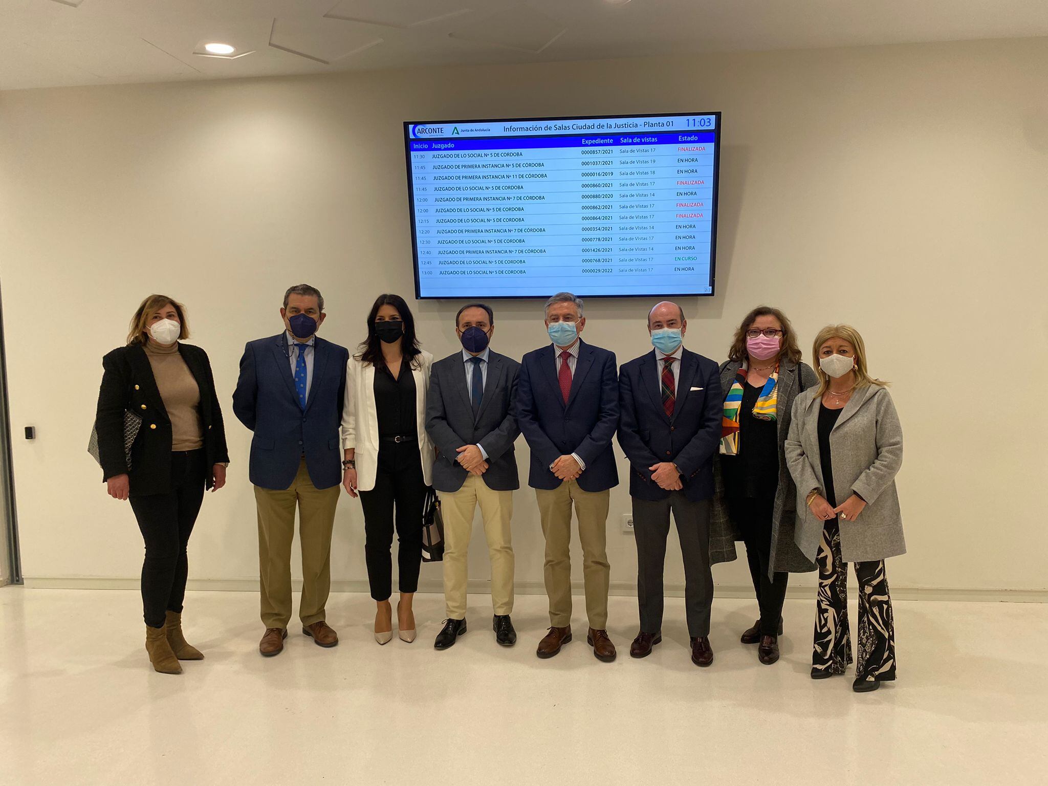 La ciudad de la Justicia de Córdoba cuenta con paneles informativos sobre los horarios de los juicios