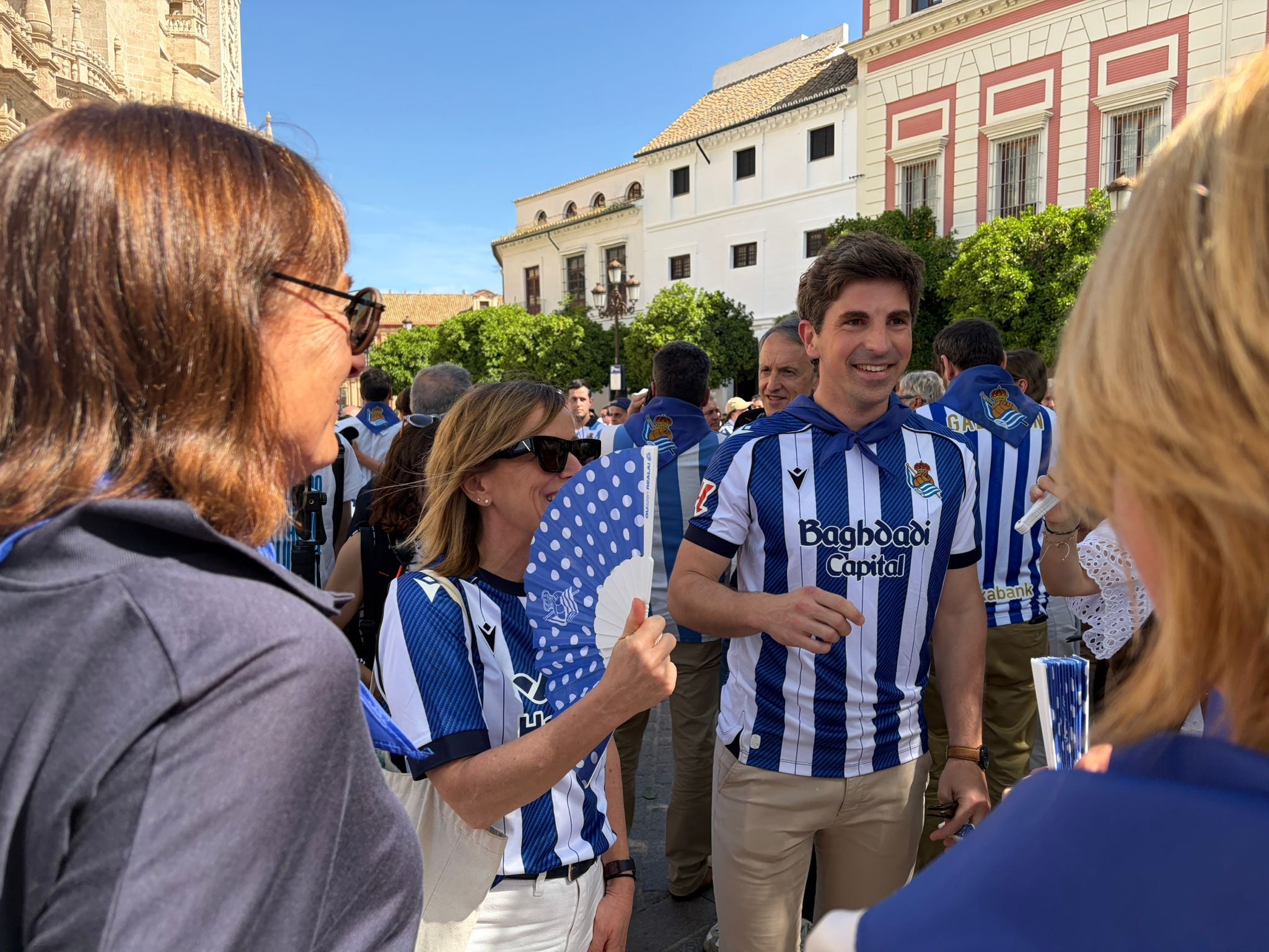 La Diputada general Eider Mendoza y Jon Insausti, alcalde de San Sebastián.