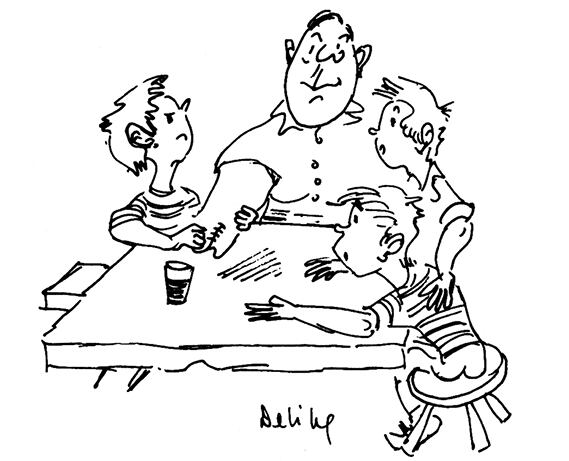 A Quino, el Manco, le gustaba charlar con los niños más que con los mayores