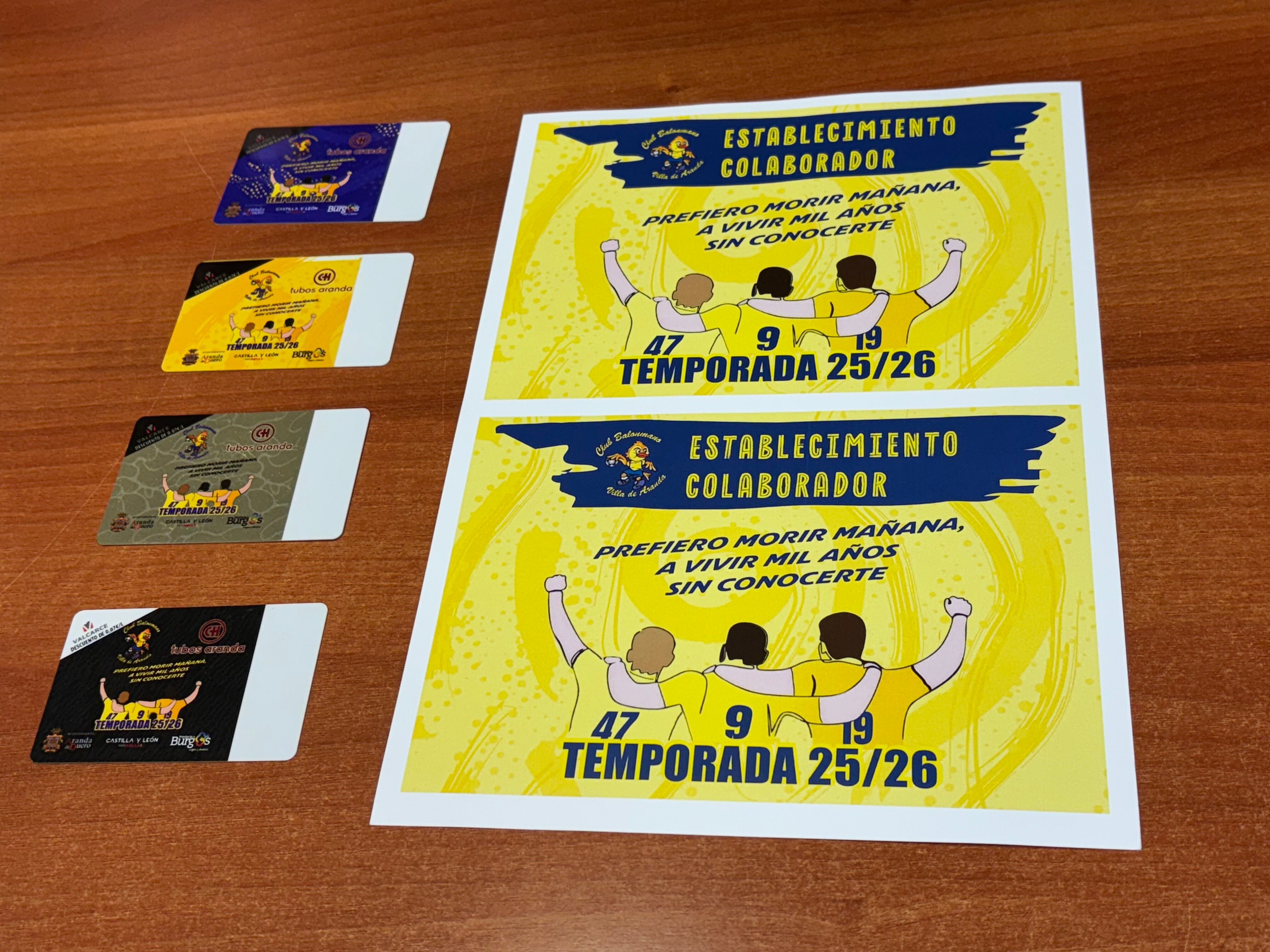 Diseño de cartel y carnets