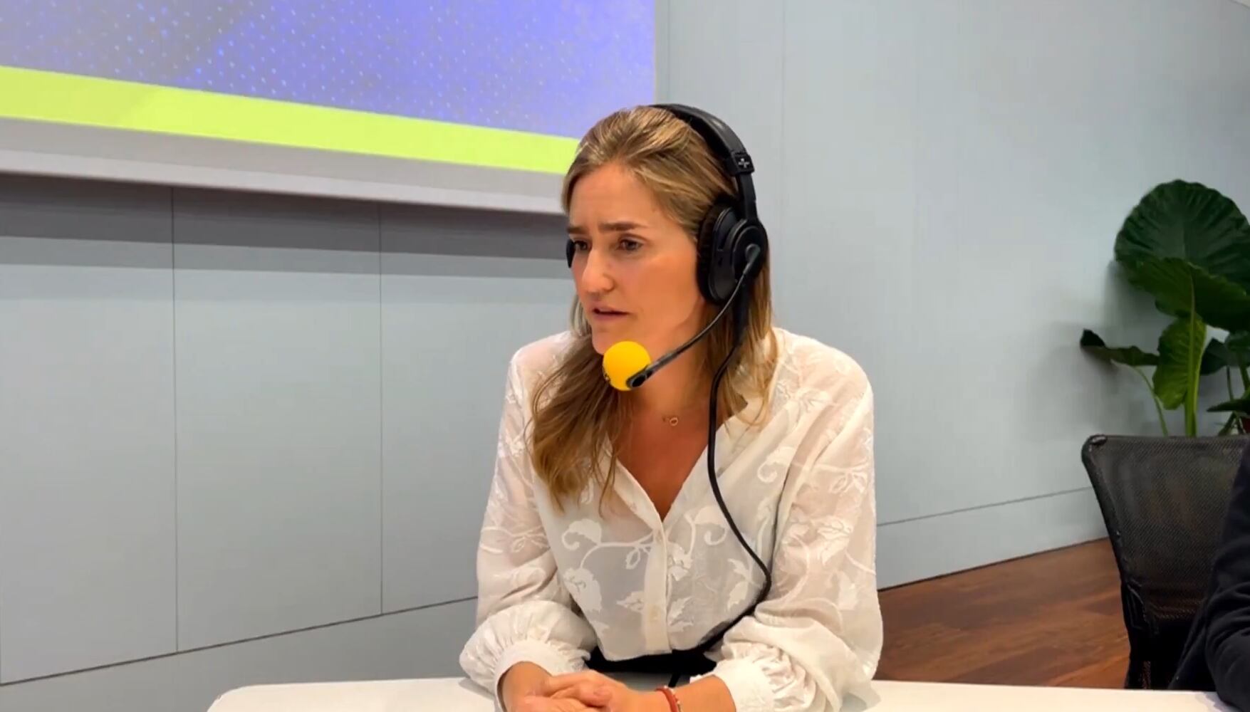 Sara Aagesen en una entrevista en Hora 25