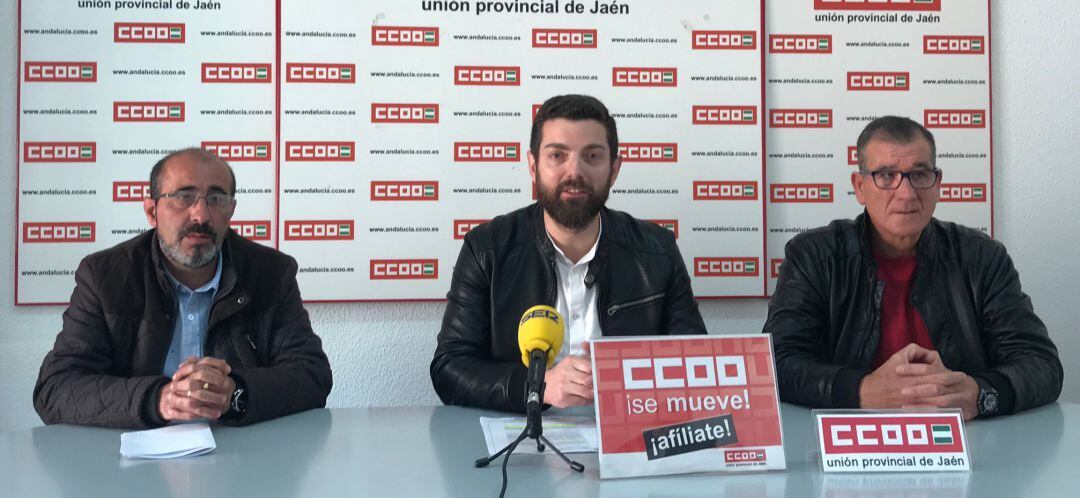 CC.OO. Jaén denuncia la situación del trabajador ante los medios de comunicación.