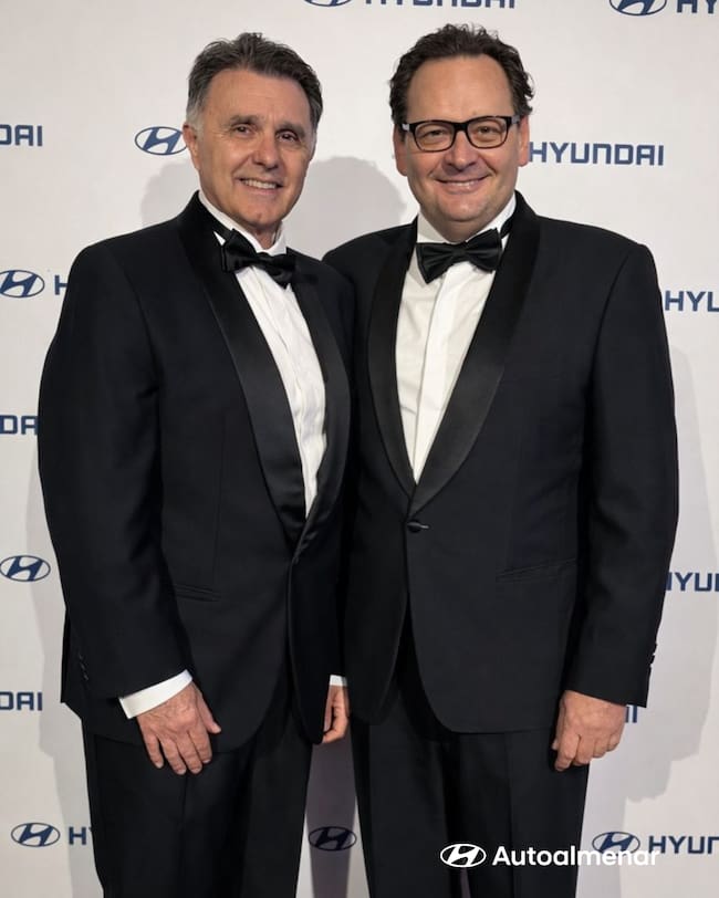 En representación de Autoalmenar asistieron al evento Sergio Torregrosa, Director General de Almenar, y Enrique Sendra, Gerente de HyundaiAutoalmenar