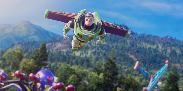 Buzz Lightyear, durante una escena de la película de animación &#039;Toy Story 4&#039;.