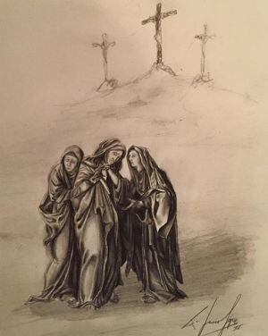 Boceto del paso procesional de la nueva hermandad