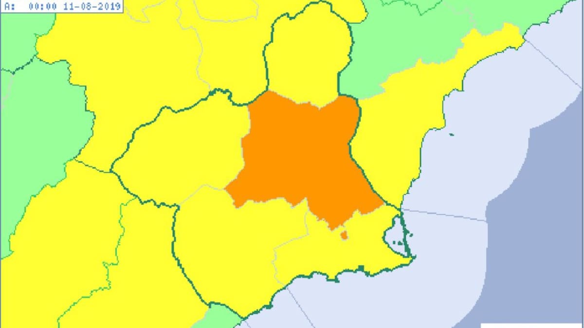 Aviso naranja en la Vega del Segura por temperaturas que pueden llegar a 41ºC