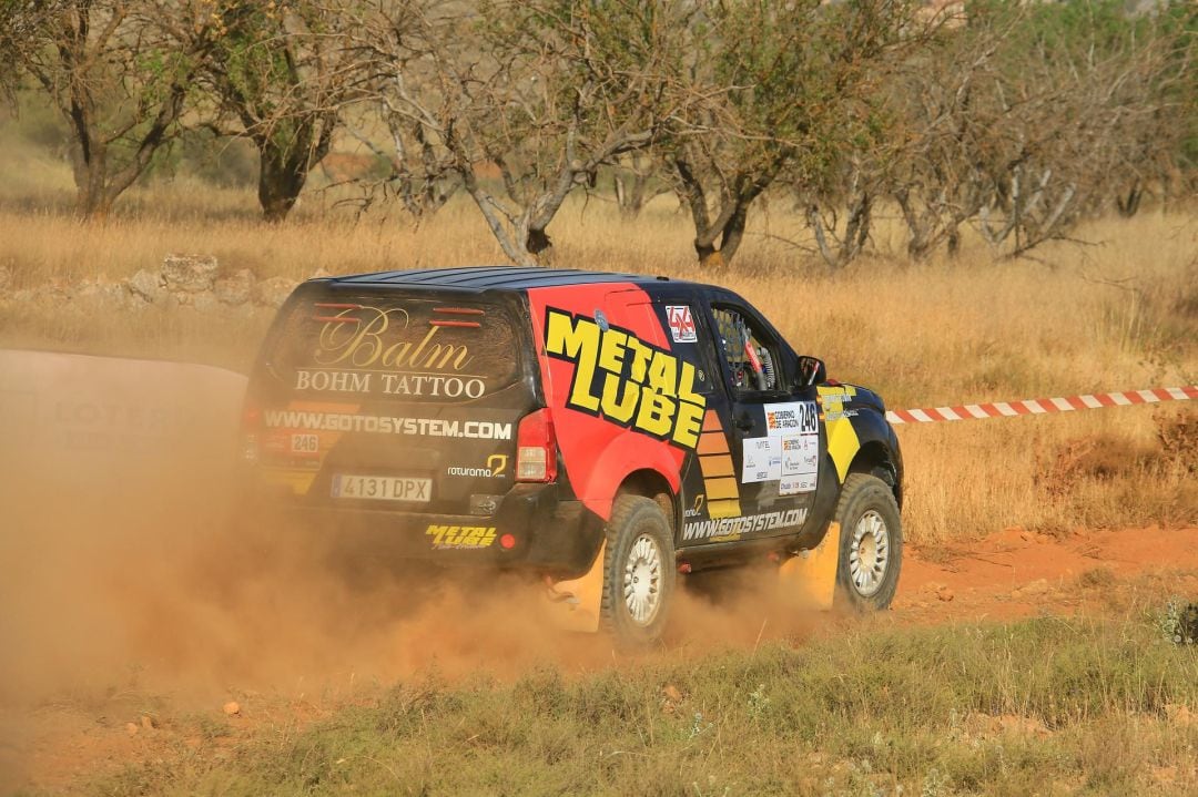 El Nissan Pathfinder del Metal Lube Rally Raid  sufrió la rotura de su turbo