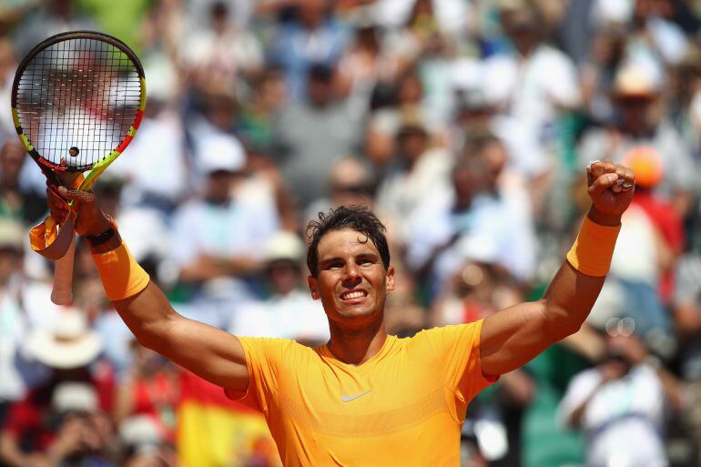 Nadal celebra su pase a semifinales de Montecarlo