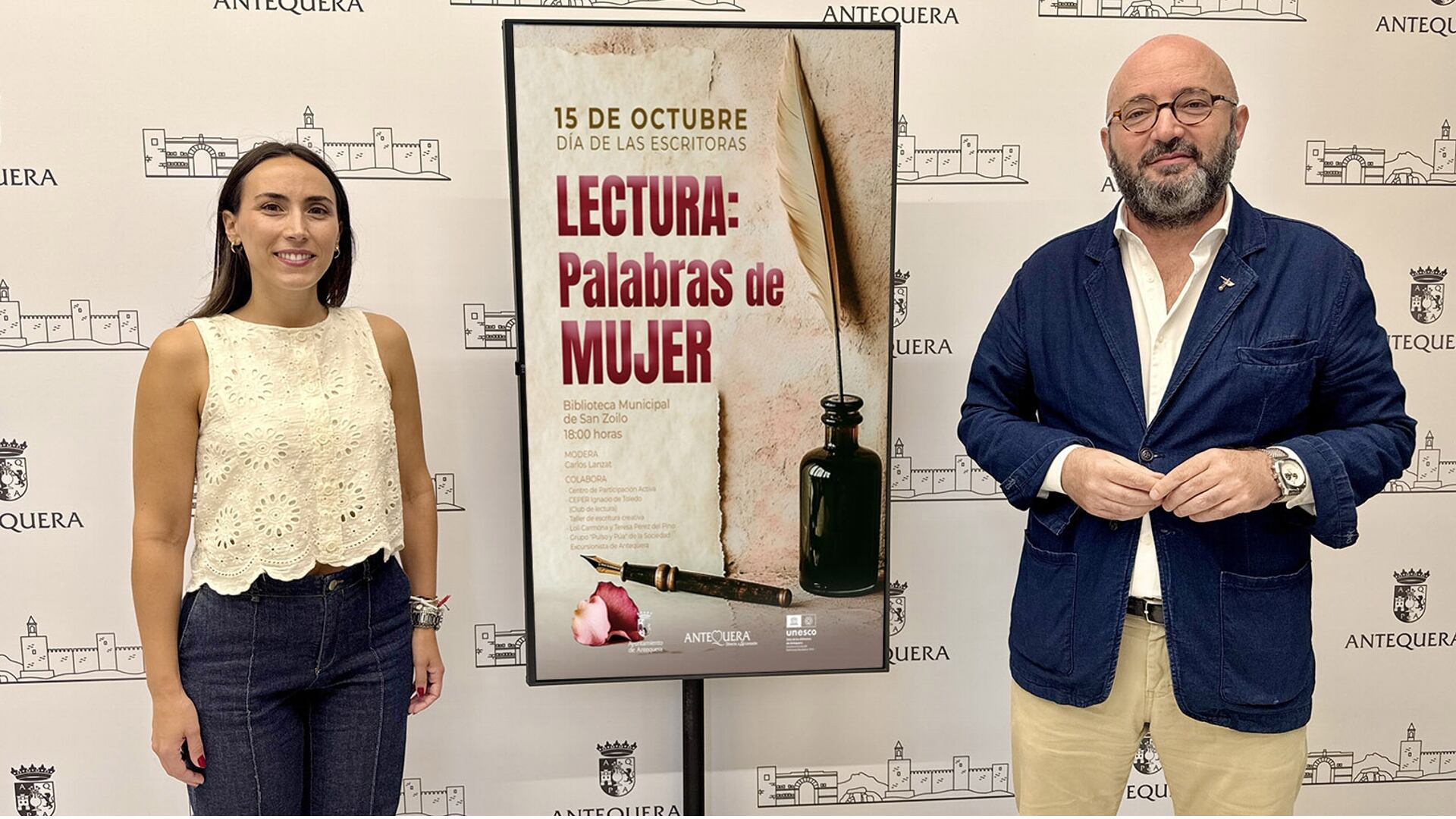 Presentación de Palabras de mujer en Antequera
