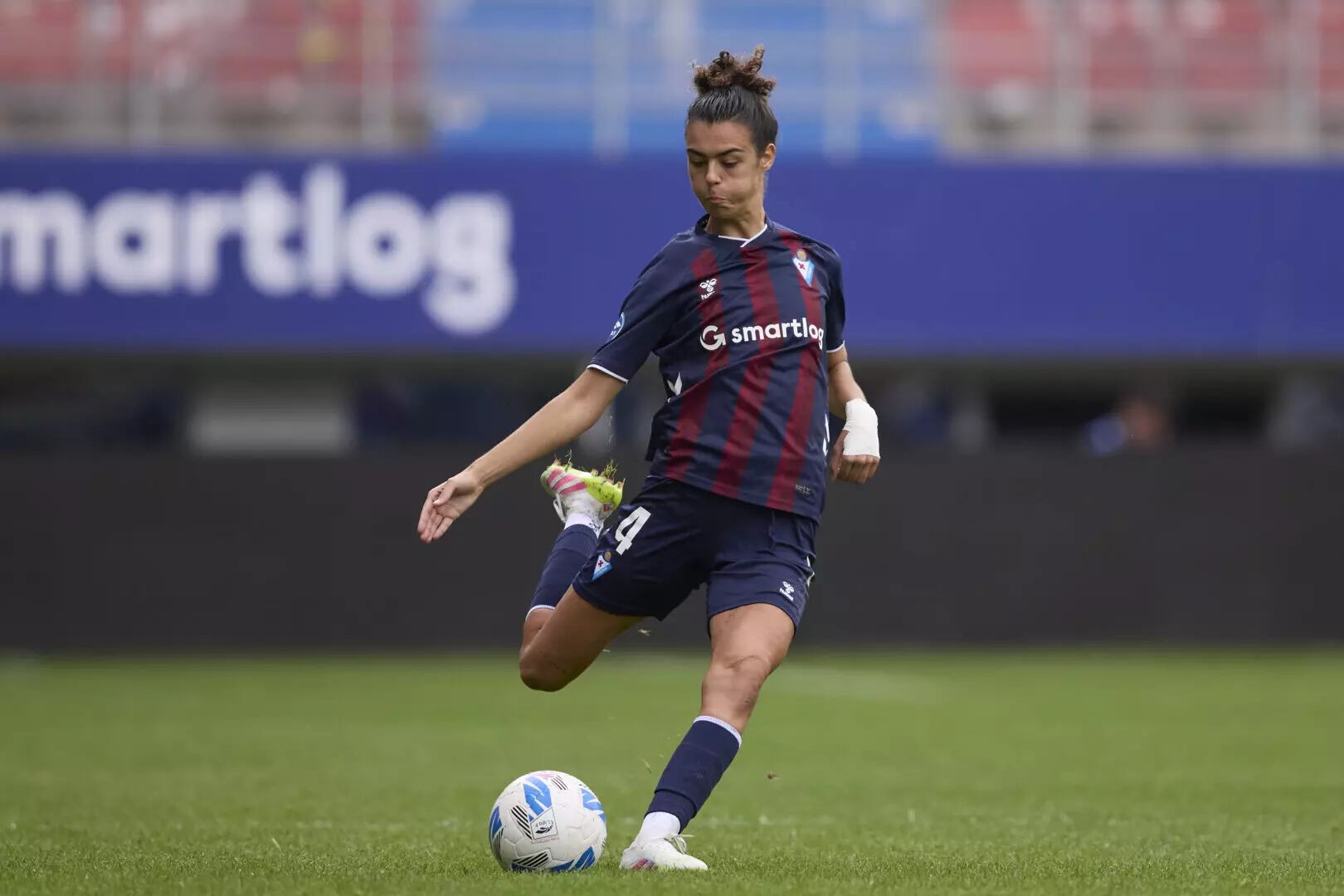 Carla Andrés, la central del Eibar, es uno de los baluartes del equipo azulgrana
