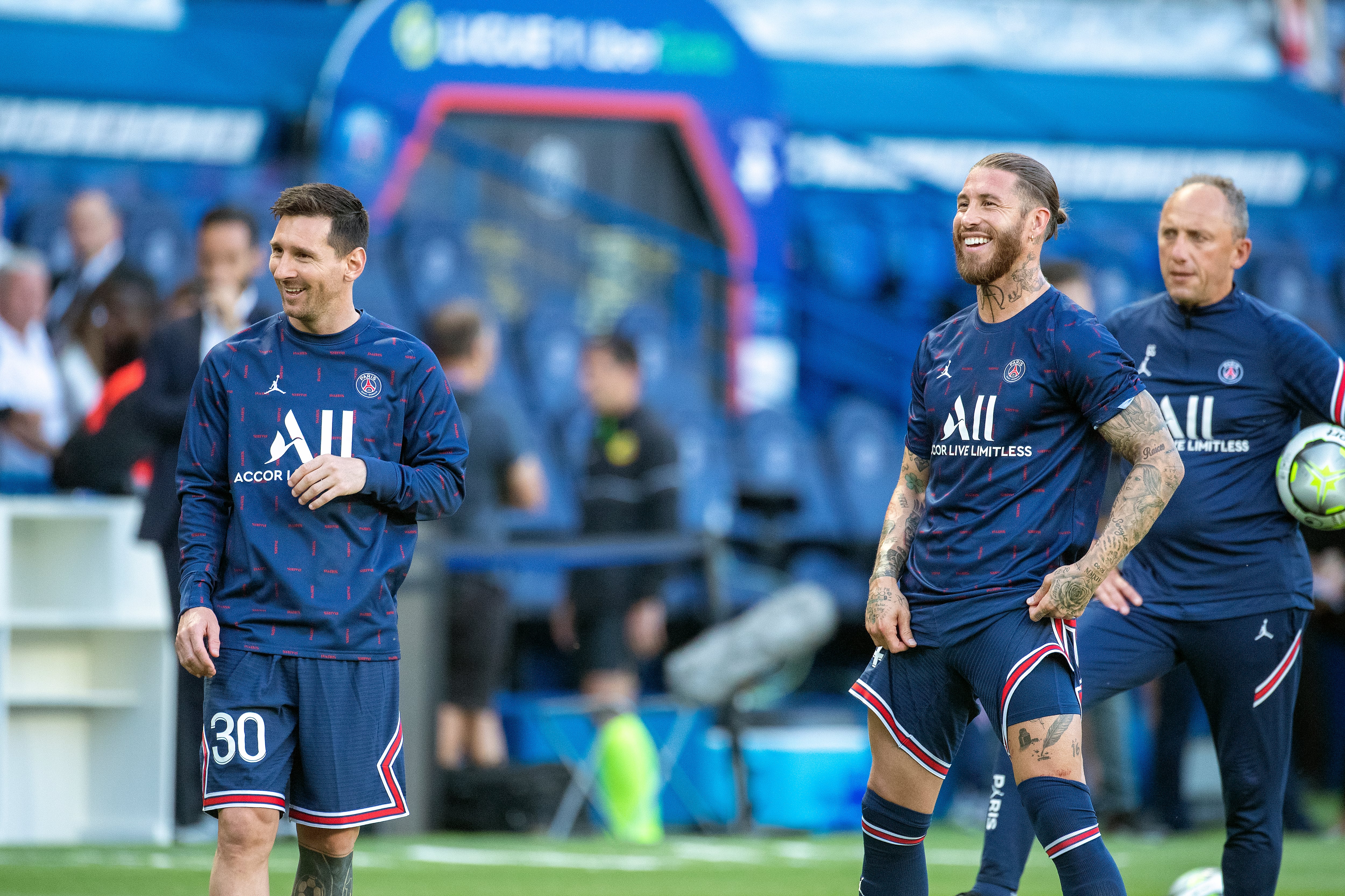 Lionel Messi y Sergio Ramos