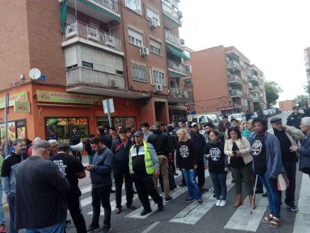 La PAH ha estado apoyando a Francisco García durante su desahucio.