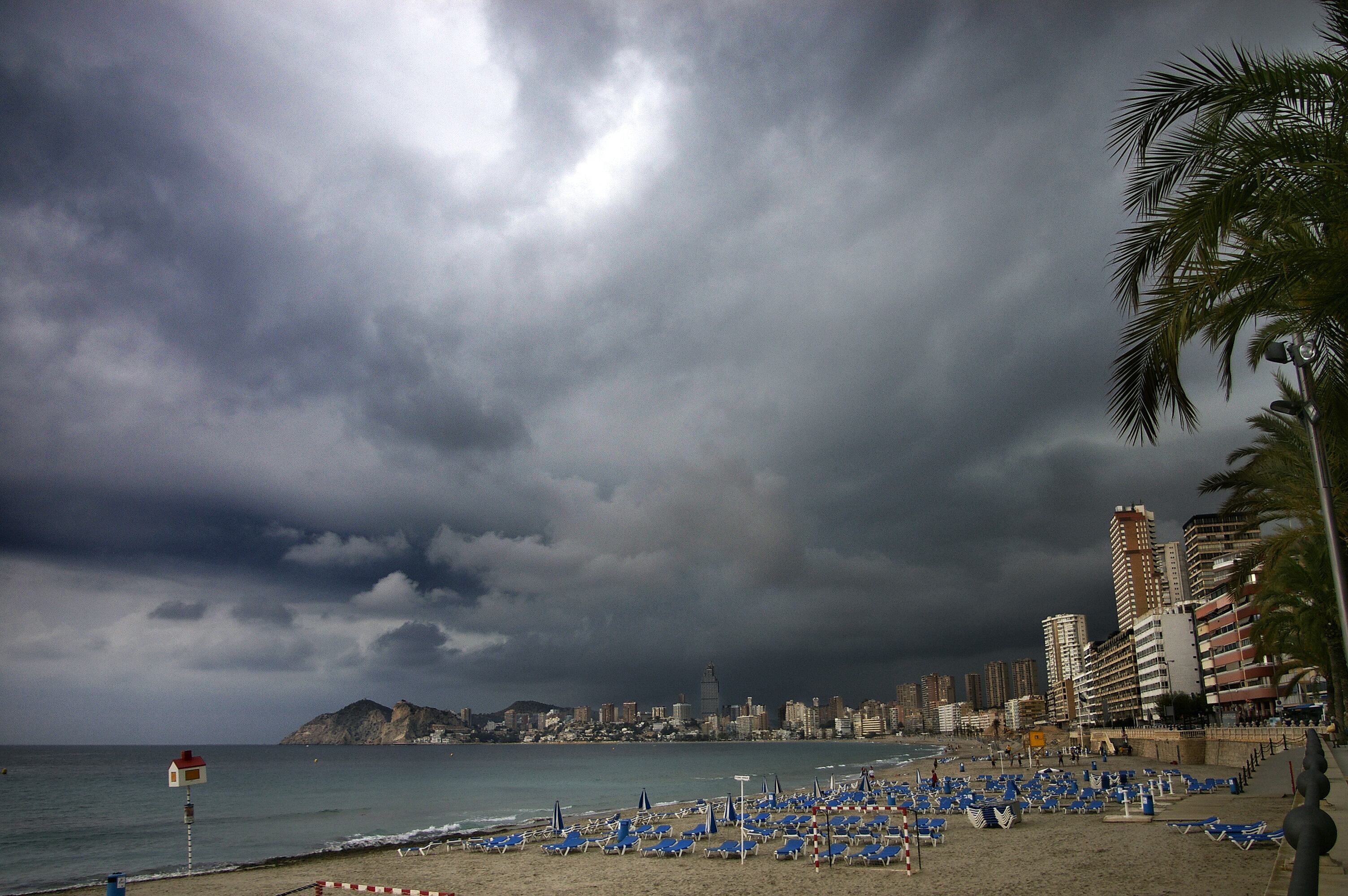Tormenta en la costa de la Comunitat Valenciana (archivo)