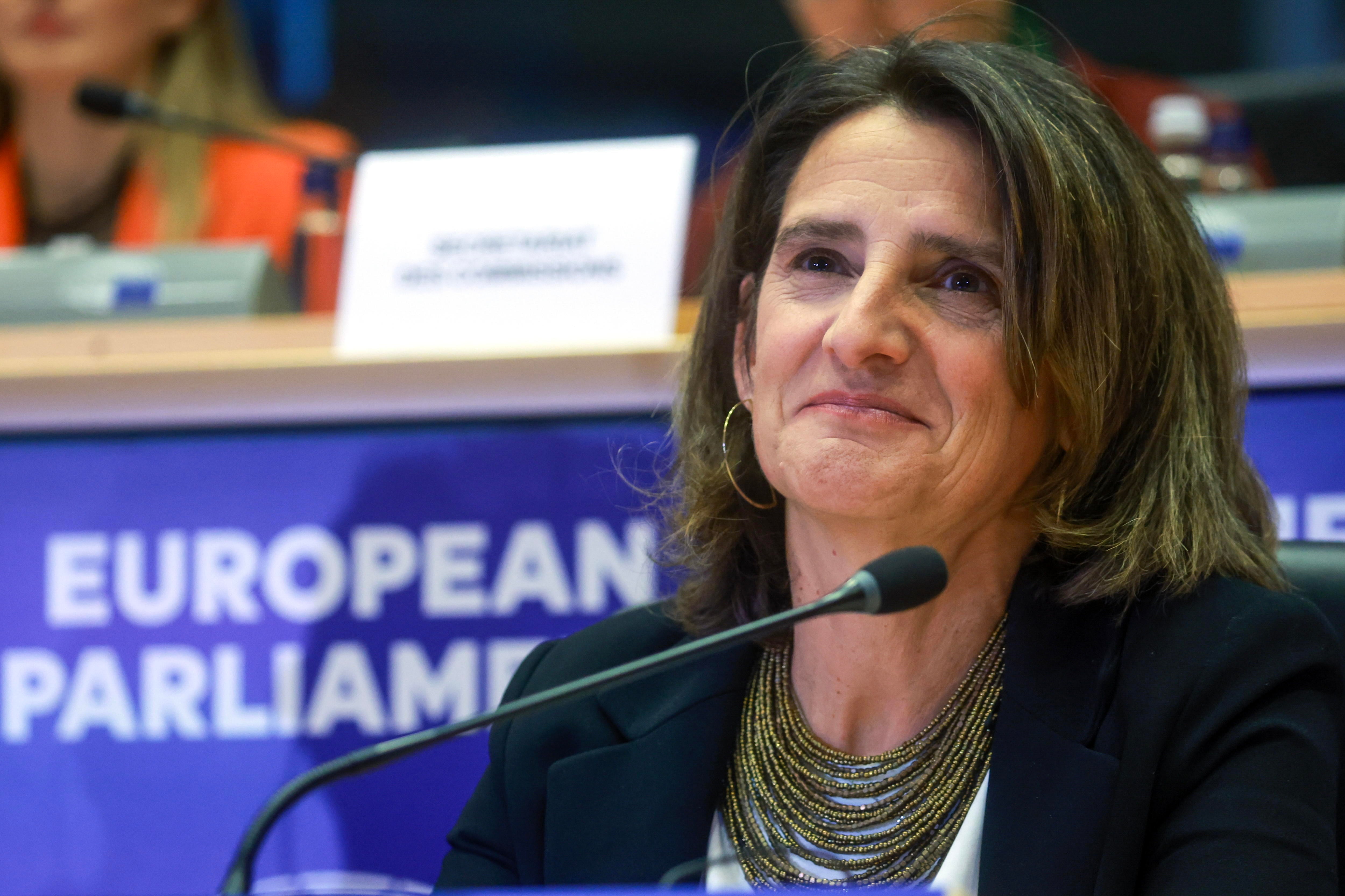 La vicepresidenta designada de la Comisión Europea para una Transición Limpia, Justa y Competitiva, Teresa Ribera