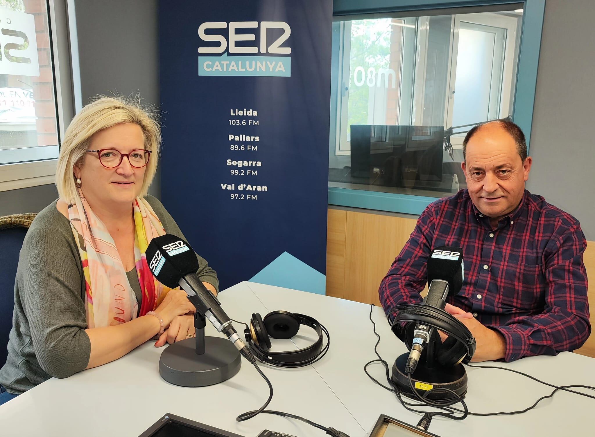 Elena Llauradó és l&#039;alcaldessa de La Granadella i Olegari Alberich és l&#039;alcalde de Bellaguarda.