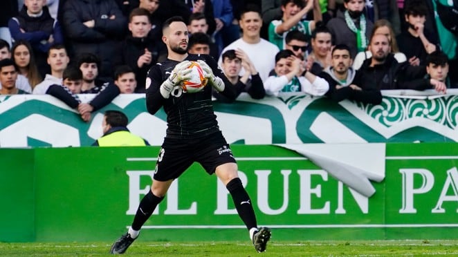 Miquel Parera, durante el partido frente al Zamora