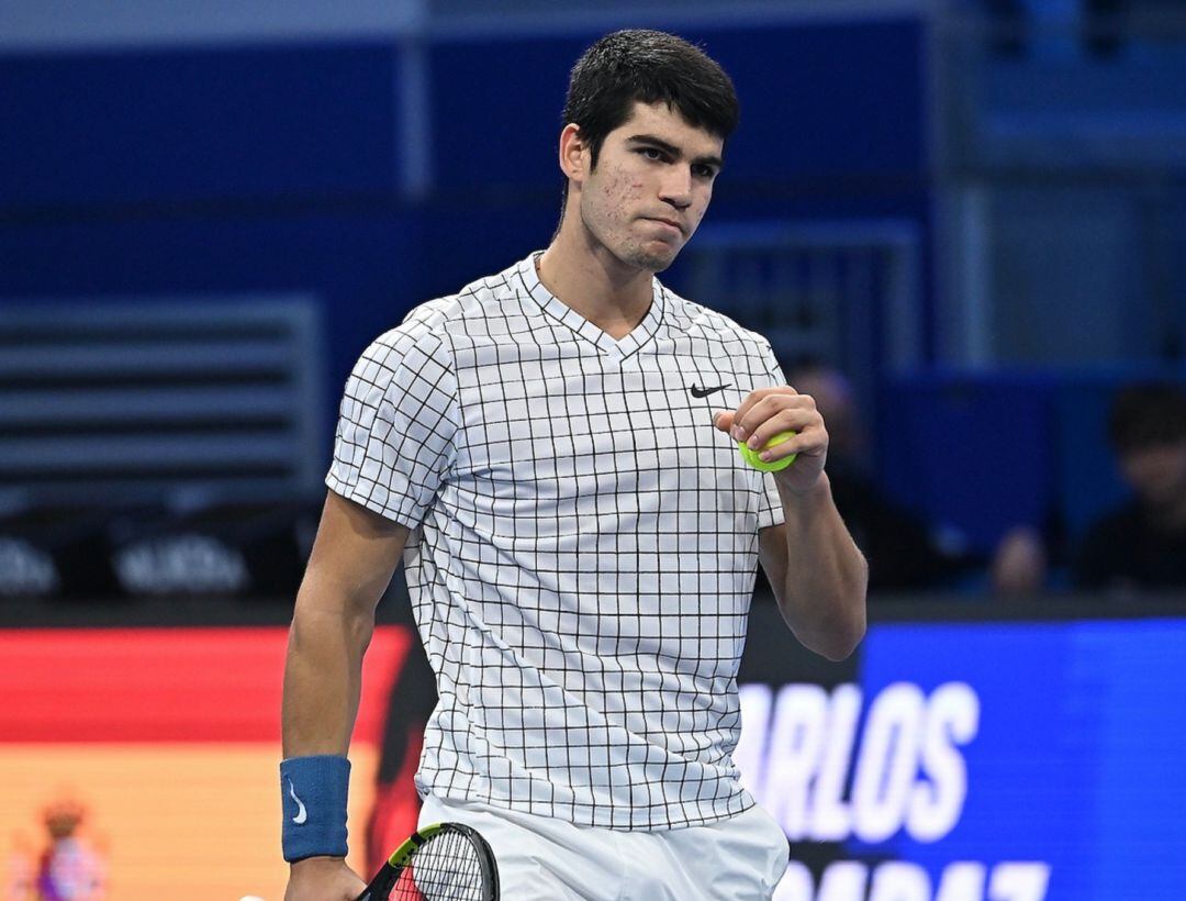 Carlos Alcaraz en el Next Gen ATP Finals