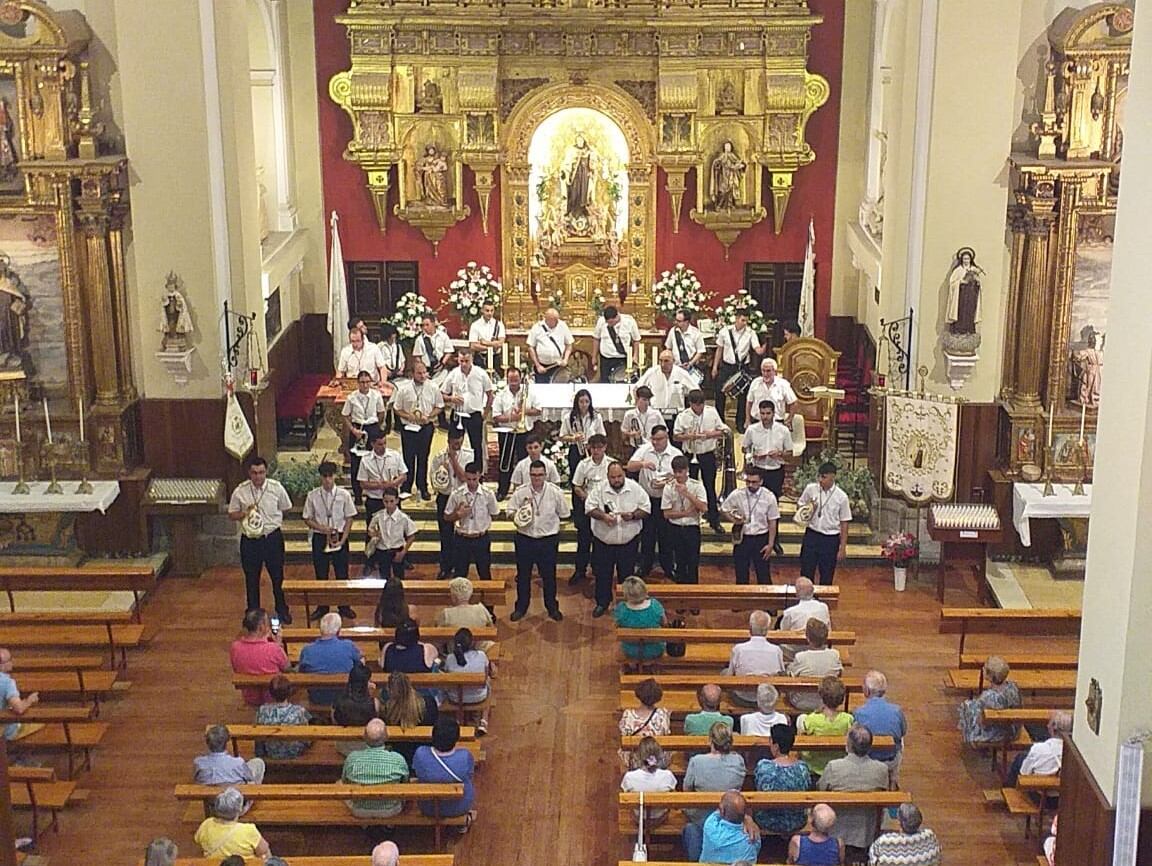 Concierto que la Banda de CCTT ofreció el pasado sábado en Medina del Campo