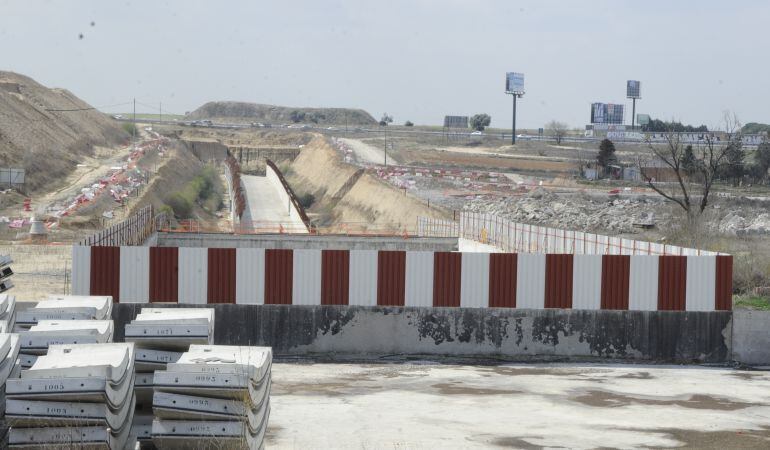 Obras del tren Móstoles-Navalcarnero