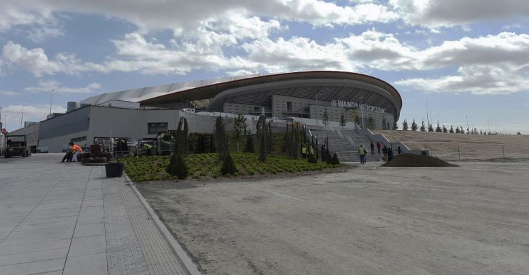 El Wanda Metropolitano, a pocas horas de su estreno liguero